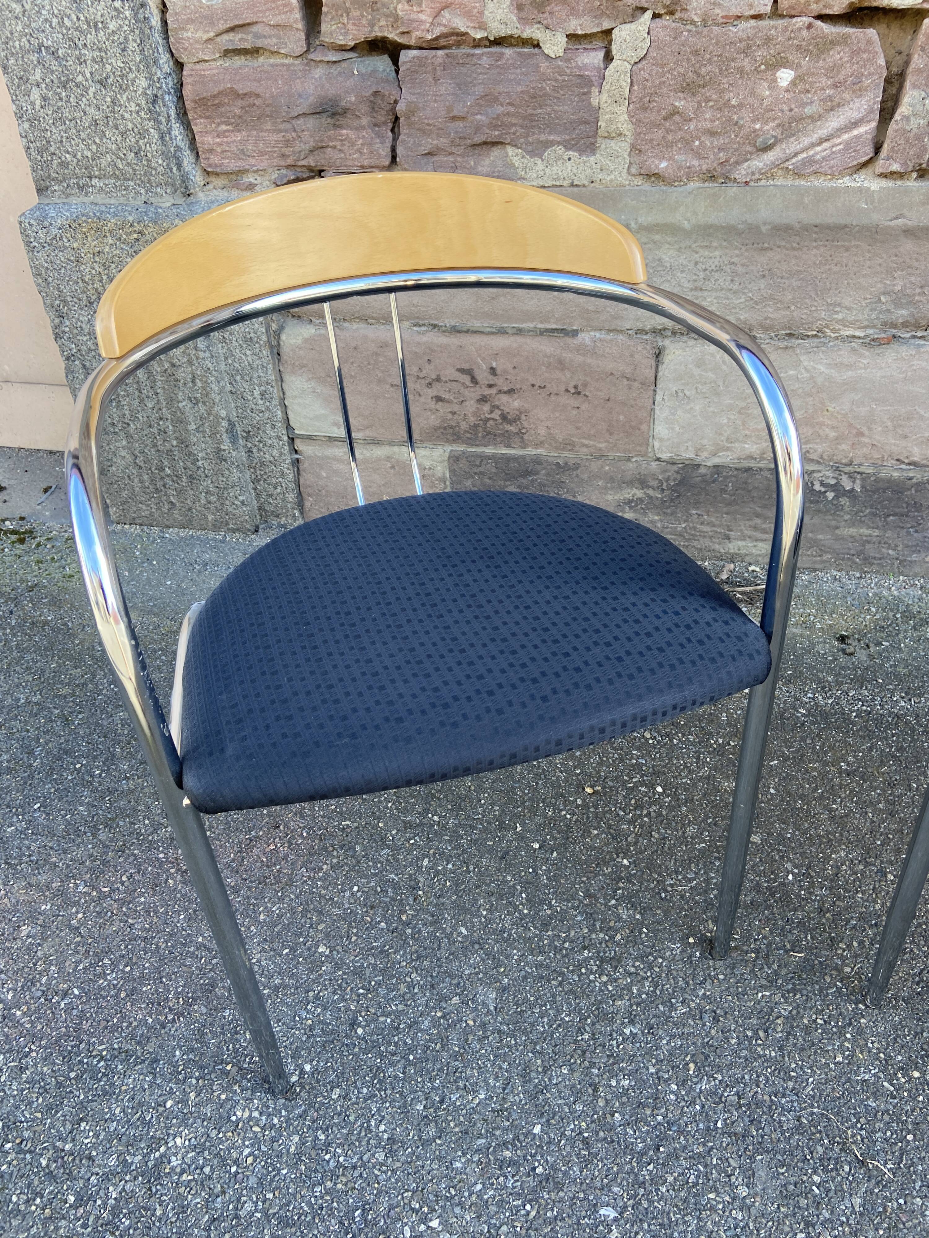 Office armchair design 1980-90s