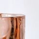 Thick pink glass vase, Windsor Rosaline Luminarc model