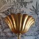 Lustre bouquet de fleur fer doré 5 feux