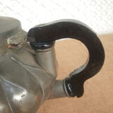 Antique Sheffield Broadhead Stamped Pewter Teapot Vintage