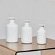 3 vases blanc