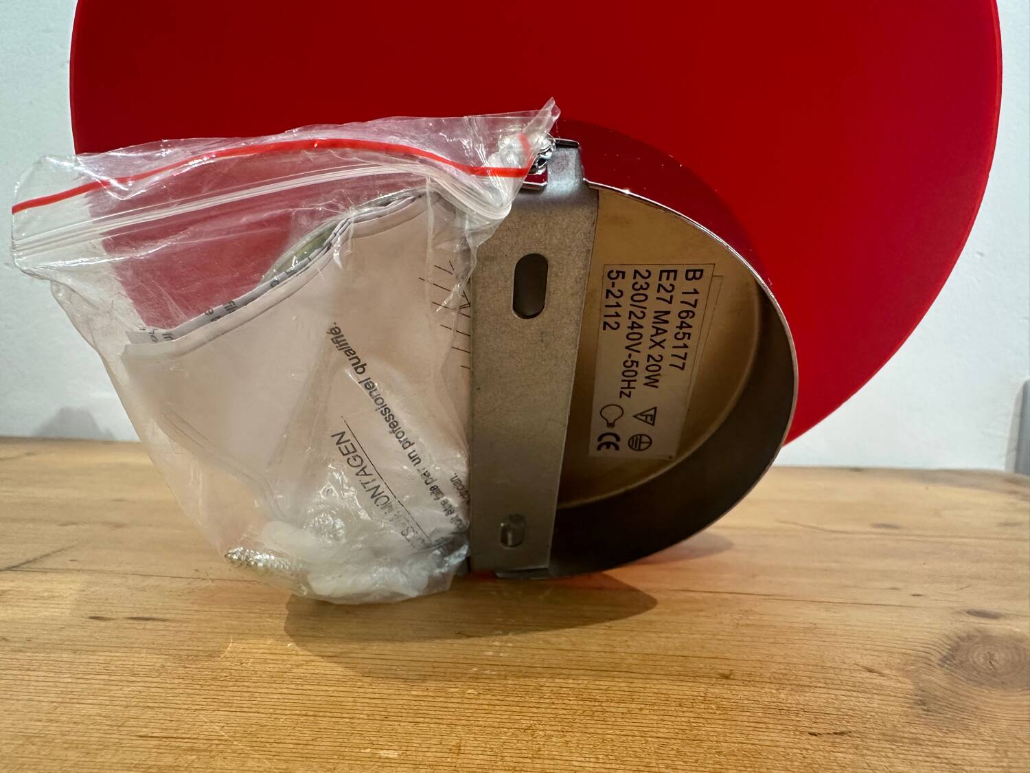 Space age wall light