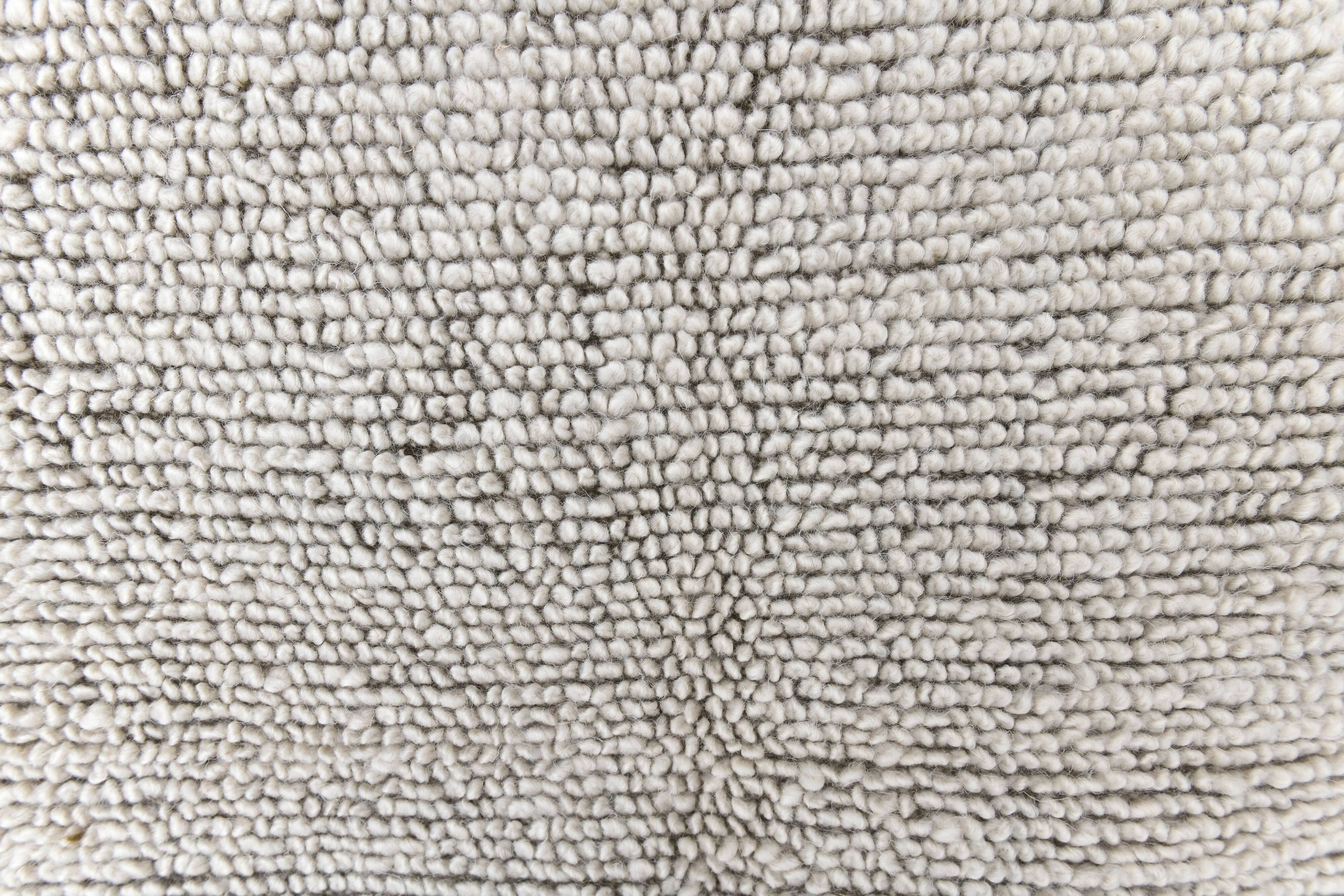 7x10 Dark Green White Handmade Wool Turkish Rug, 200x300Cm SK 242094