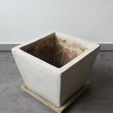 Planter in glazed terracotta, handmade.