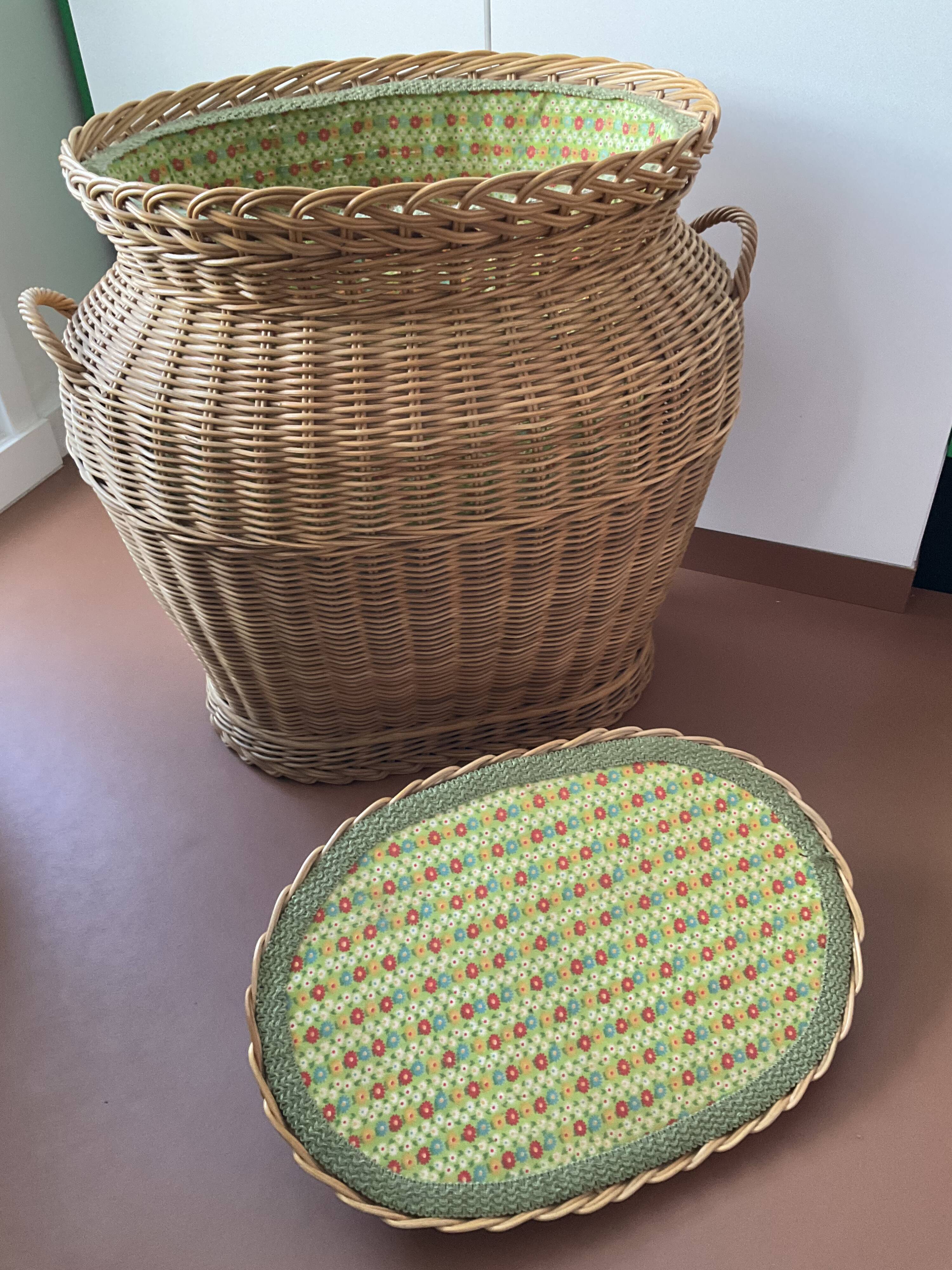 Panière à linge vintage