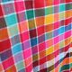 Berber Haïk blanket with multicolored checks