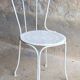 Paire de chaises de jardin en fer