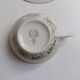 Large porcelain cup from Bavaria with a pearlescent finish and rose decorations.