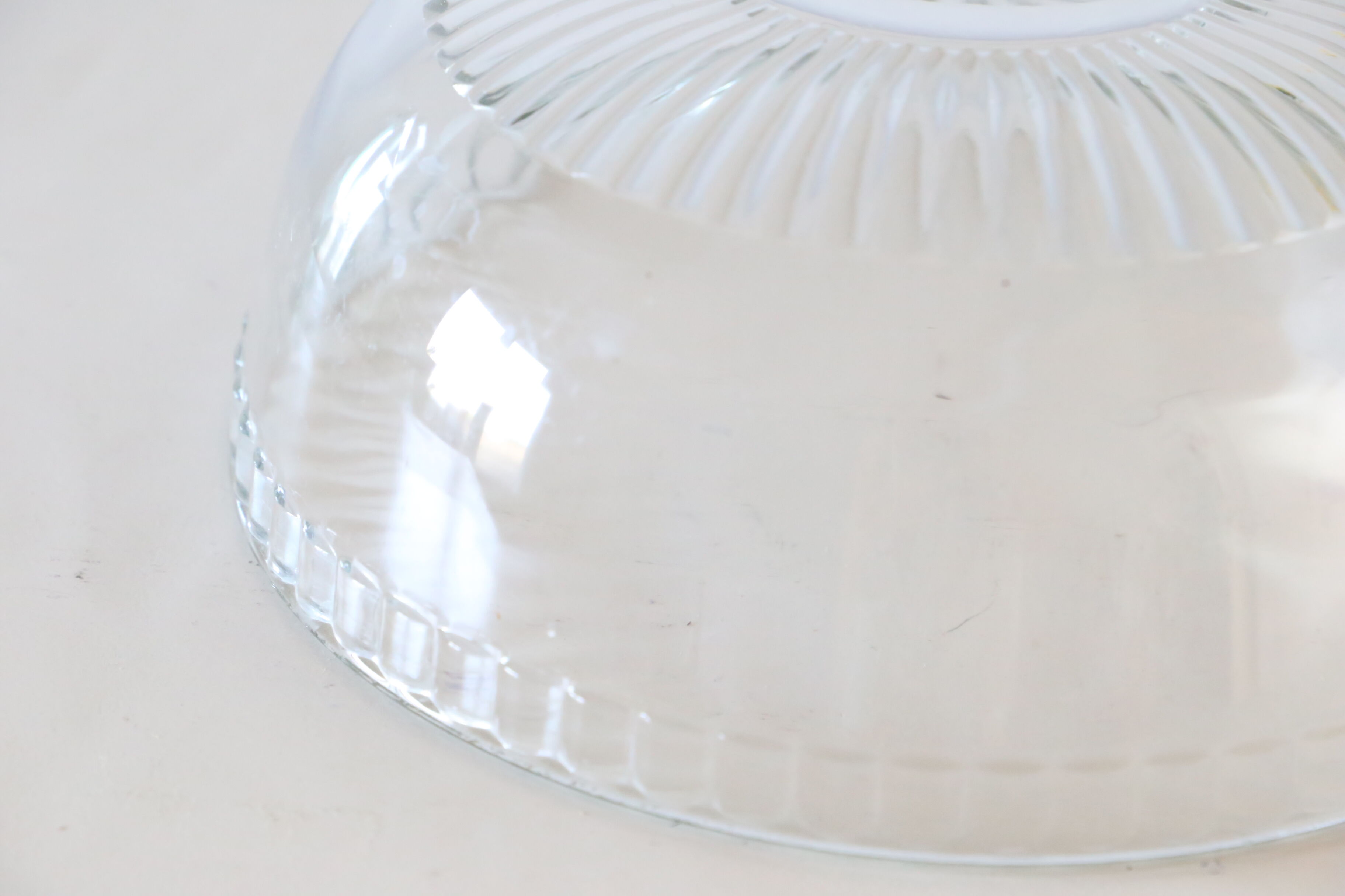 Glass cheese bell, vintage