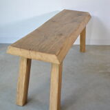 Solid oak coffee table 1950