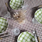 La Redoute x Selency set of 4 green soup plates