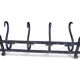 Wall coat rack / 4 hooks in the style of Thonet
