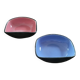 Pair of two-tone glazed ceramic bowls – 1970s