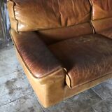 Canape leather Duvivier Made in France