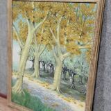 Brémond: Oil painting on panel from the first part of the 20th century