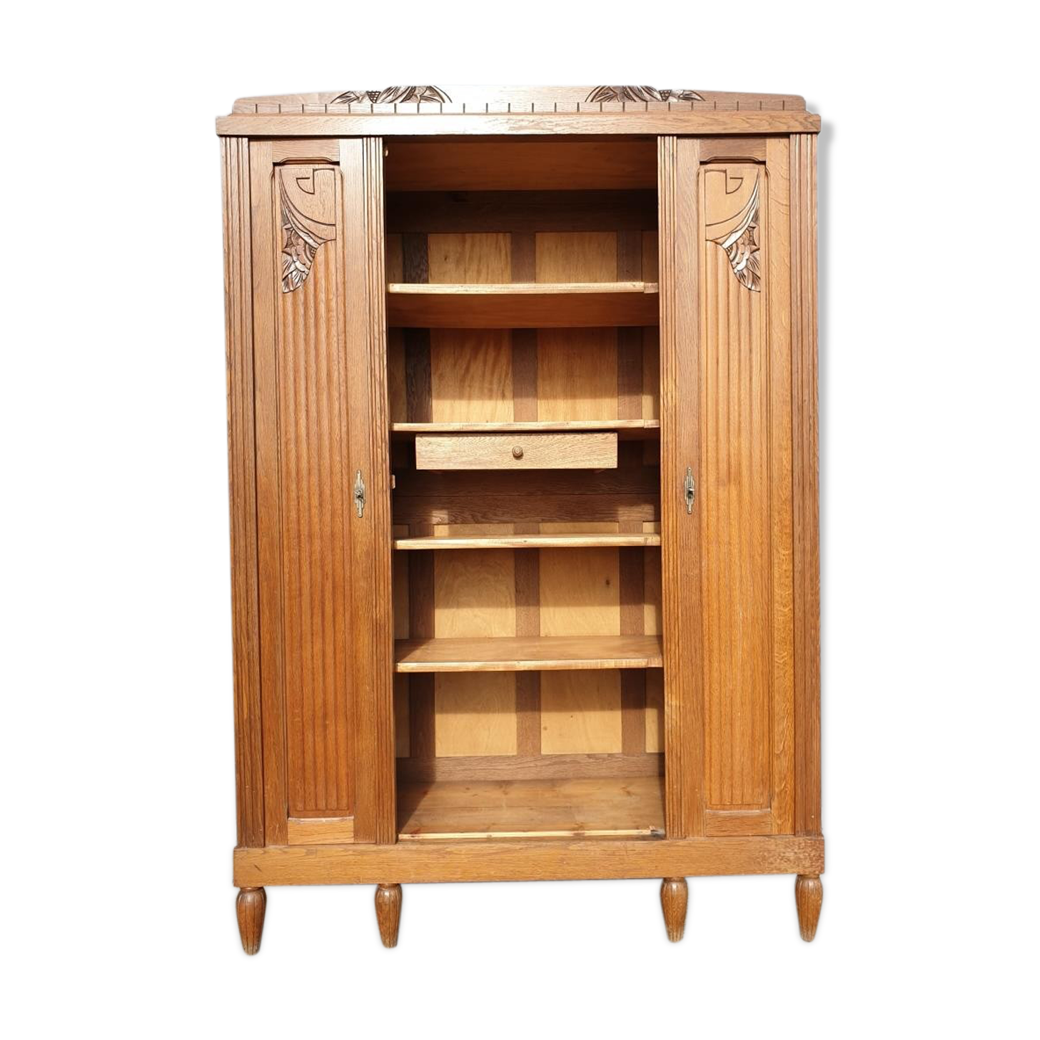 Art deco oak library