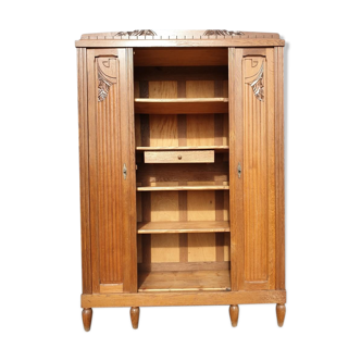 Art deco oak library