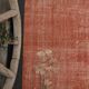 1970s Vintage Turkish Hand-Knotted Wool Cotton Red Runner Rug 82x270