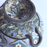 Taza en mosaïque Art déco par Jean Gerbino, 1930