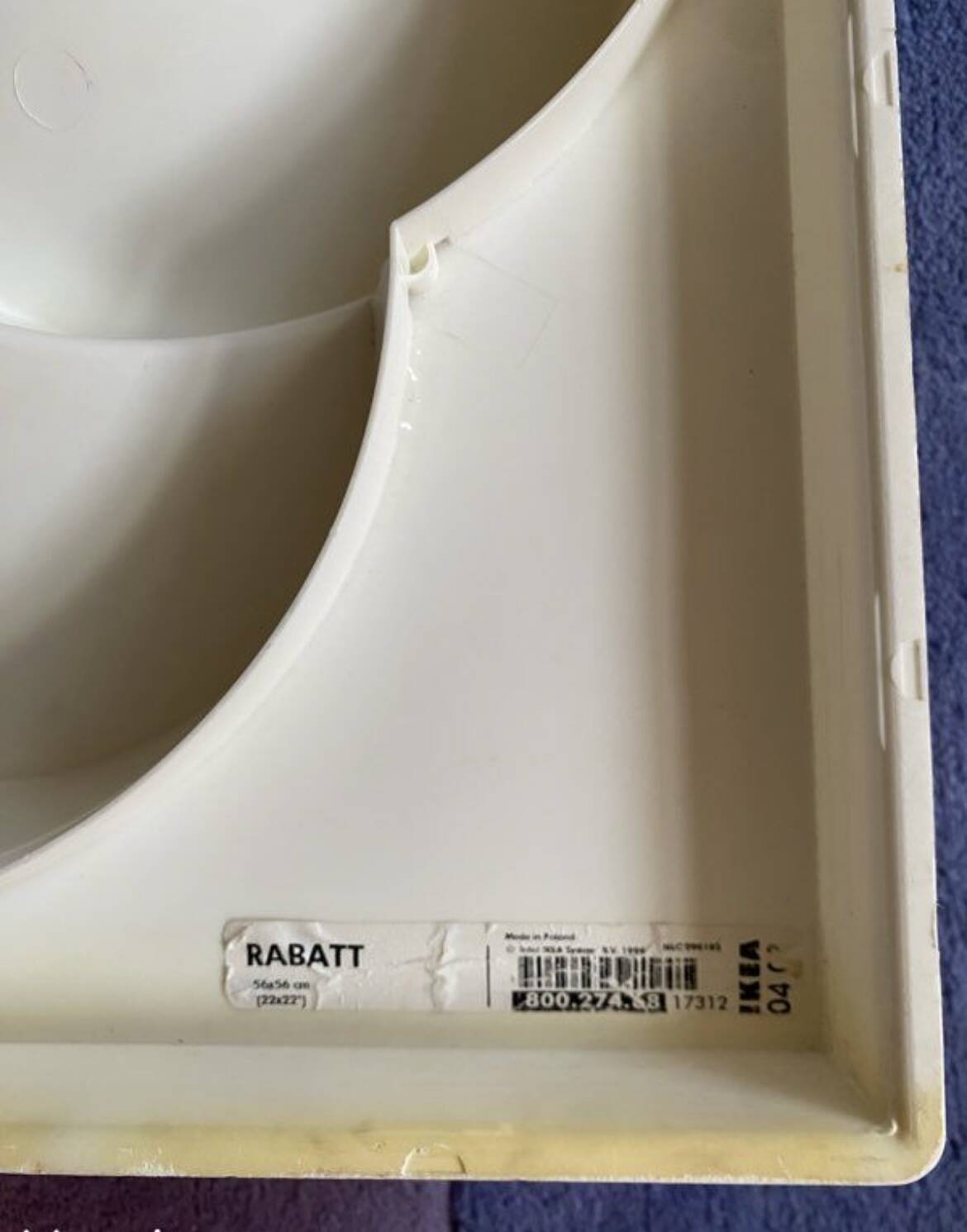 Vintage IKEA Rabatt wall panel from the 90s