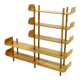 Large Birch Bookcase Shelving Unit by Willem Lutjens for Gouda Den Boer, 1953