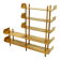 Large Birch Bookcase Shelving Unit by Willem Lutjens for Gouda Den Boer, 1953