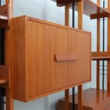 Bibliothèque vintage en teck AV Arredamenti années 1960