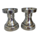 Pair of silver candle holders