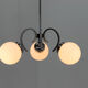Art deco chandelier, 1930s, restored