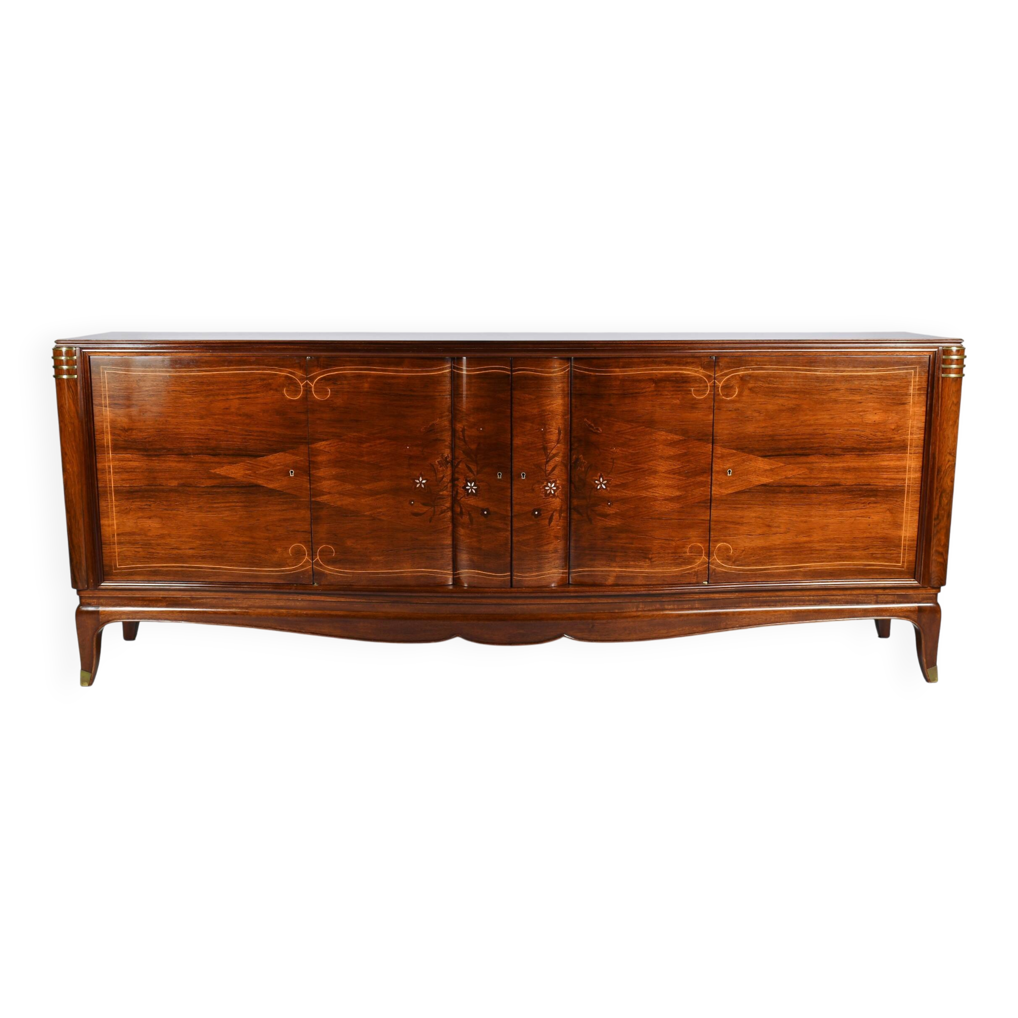 Vintage Art Deco sideboard by Jules Leleu, France 1940