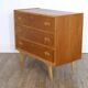 Commode vintage scandinave teck et chene 1960