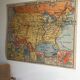 Vintage school map United States N°33 Editions Hatier by M.Peyre