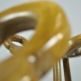 Special vintage brutalist SPANISH Marbella bar stools, 1970s Spain