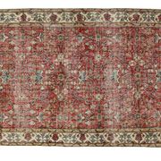 Anatolian handmade vintage rug 250 cm x 151 cm