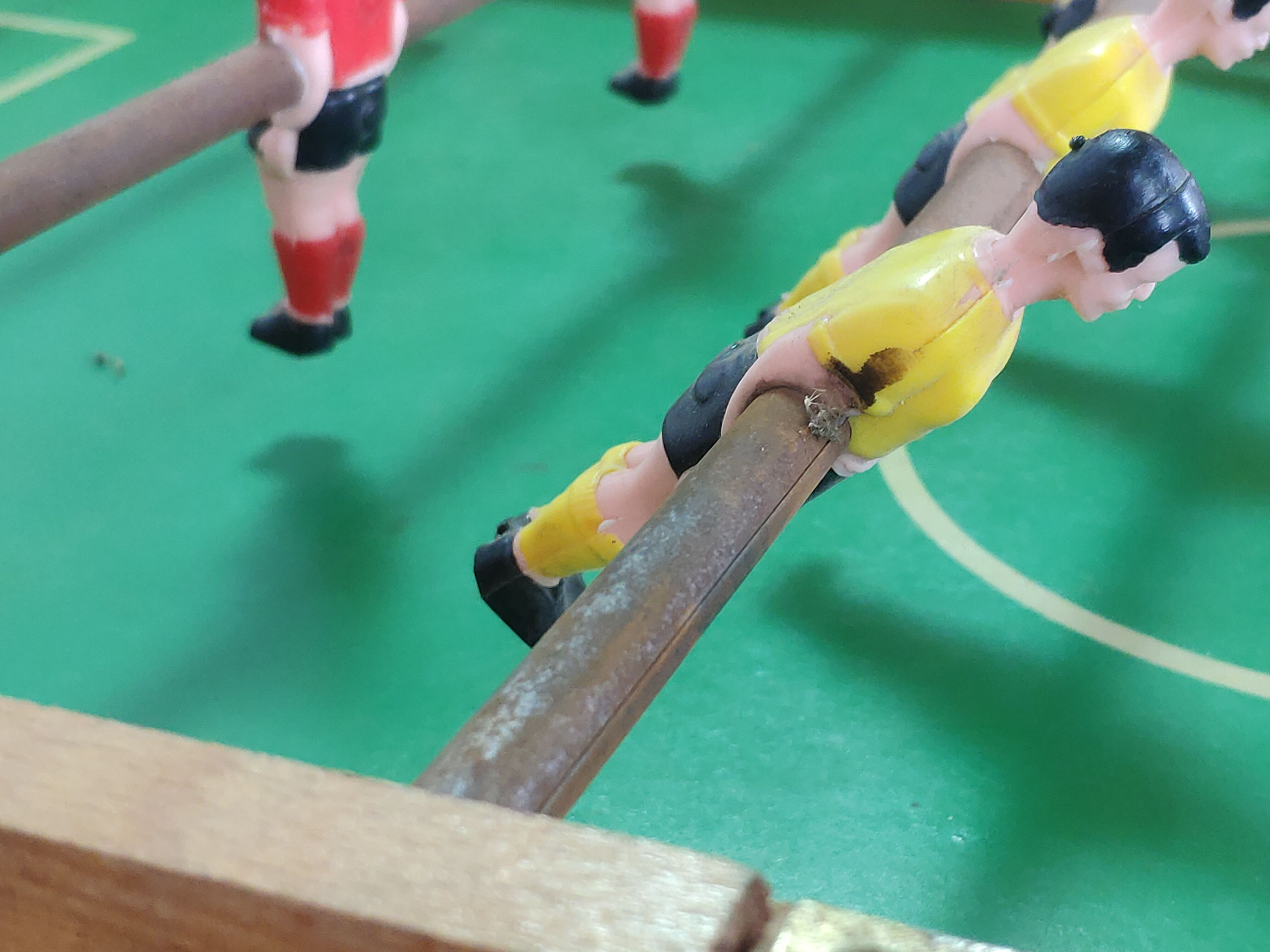 Folding vintage table football