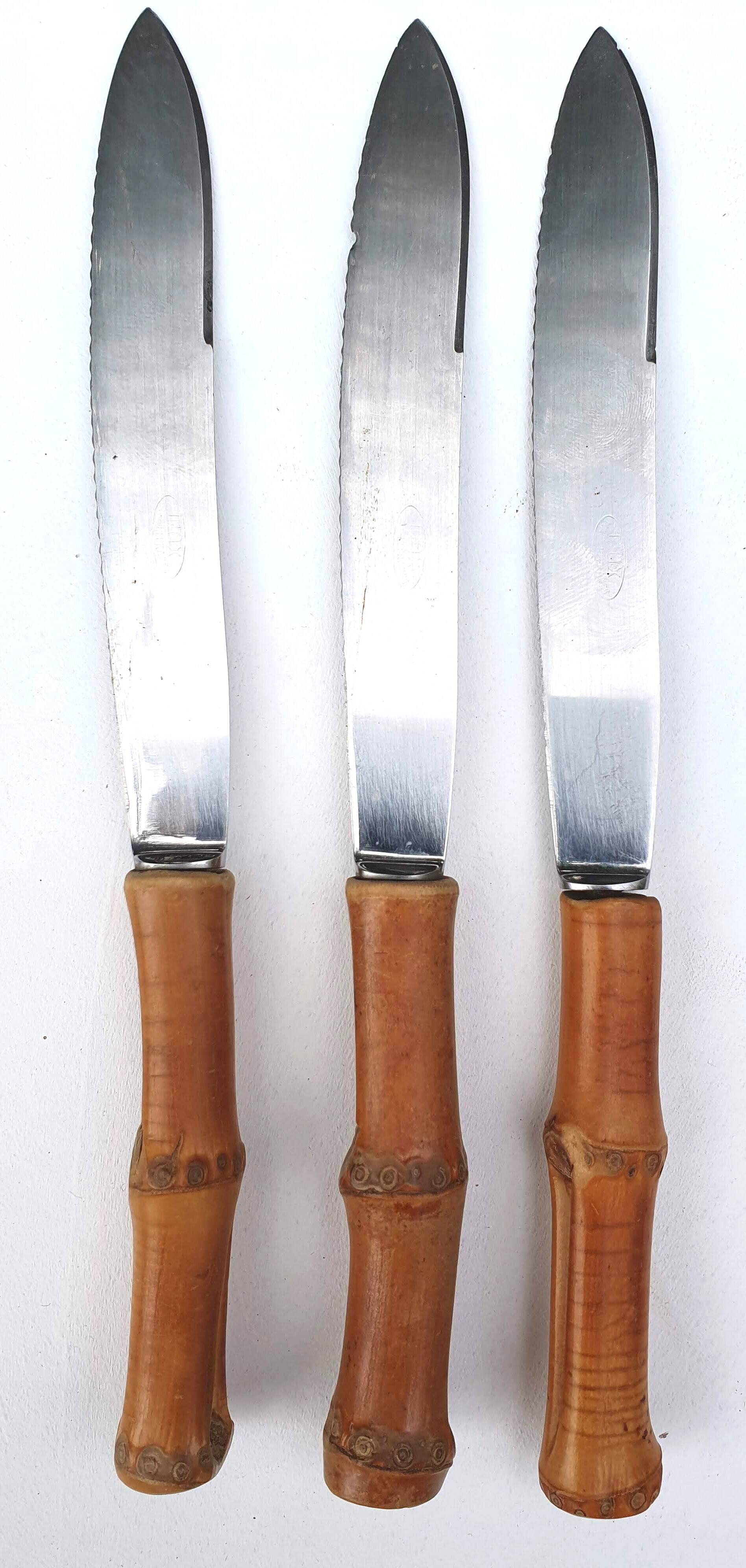 Riviera 1960 bamboo knives