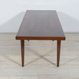 table basse danoise en palissandre du milieu du siècle, années 1960