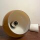 70s pear pendant light brown opaline
