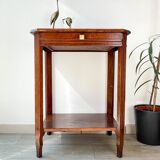 Side table vintage art deco style pedestal table