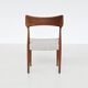 Bernhard Petersen dining chairs in rosewood by Christian Linnebergs, Denmark, 1960
