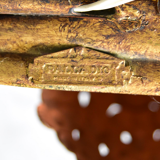 1960s hydrangea Palladio wall Sculpture Lamp Made in Italy