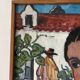 Spanish woman with a red bouquet, signed 1978.