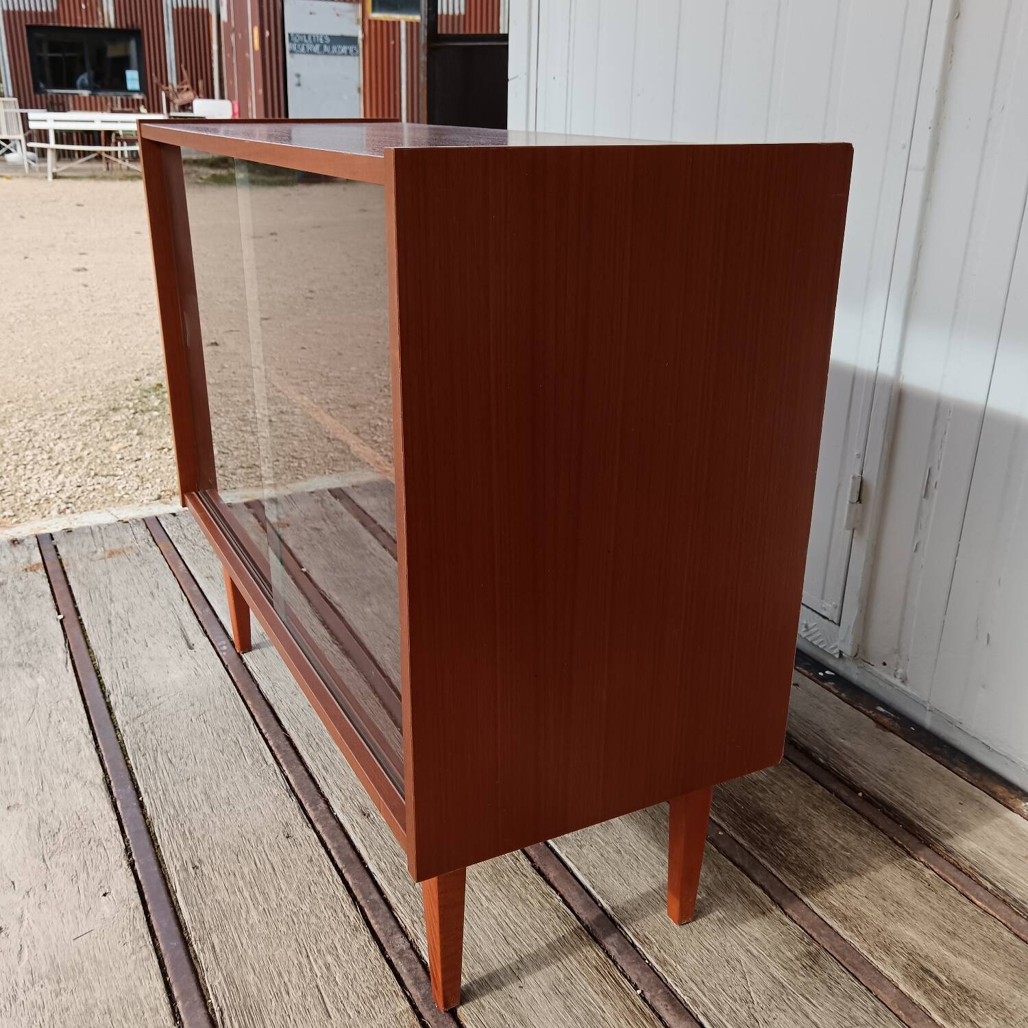 Scandinavian-style display cabinet