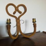 Large rope wall lamp