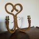 Large rope wall lamp