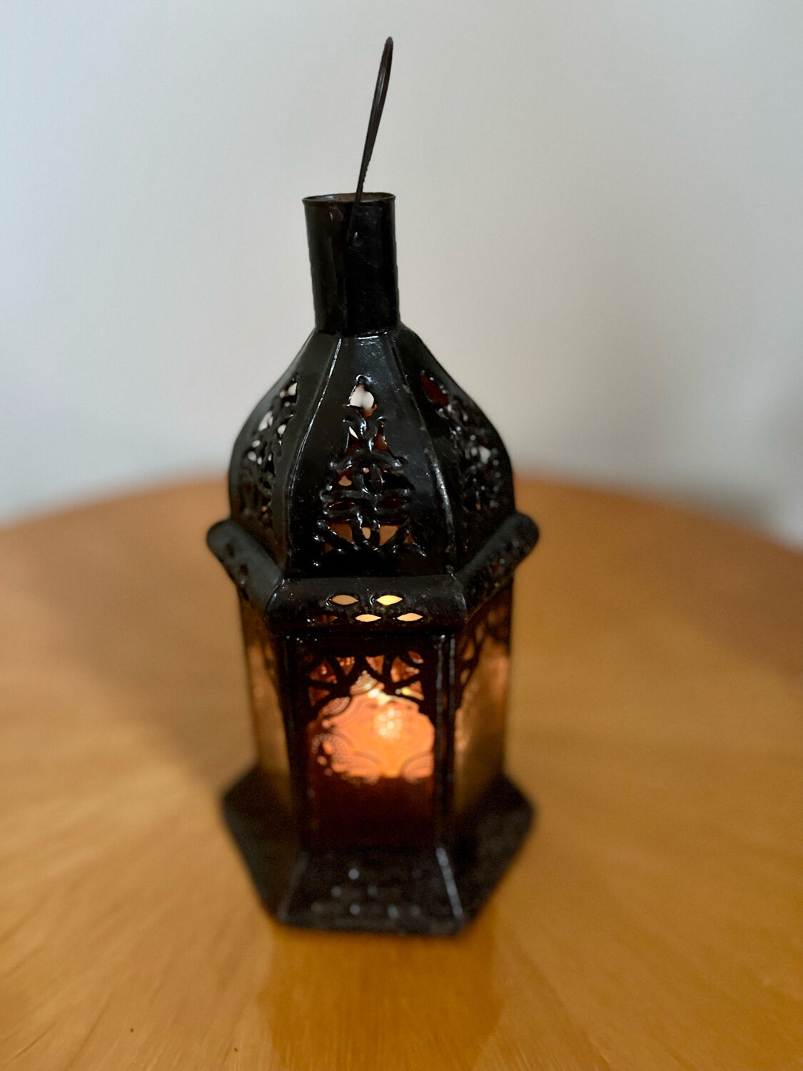 Vintage Moroccan lantern style tealight holder