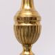 Large 18th century Dutch Brass altar candlesticks Floor lamps .
