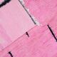 Traditional handwoven Berber rug in pink, size 150x250 cm.