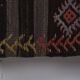 Vintage Turkish kilim, handwoven, 227x324 cm.