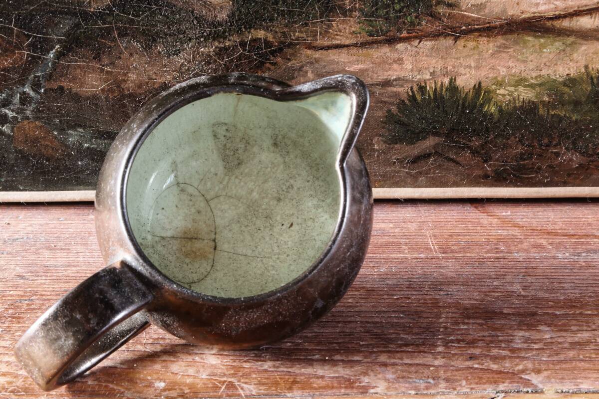 Charles Greber iridescent ceramic tea set